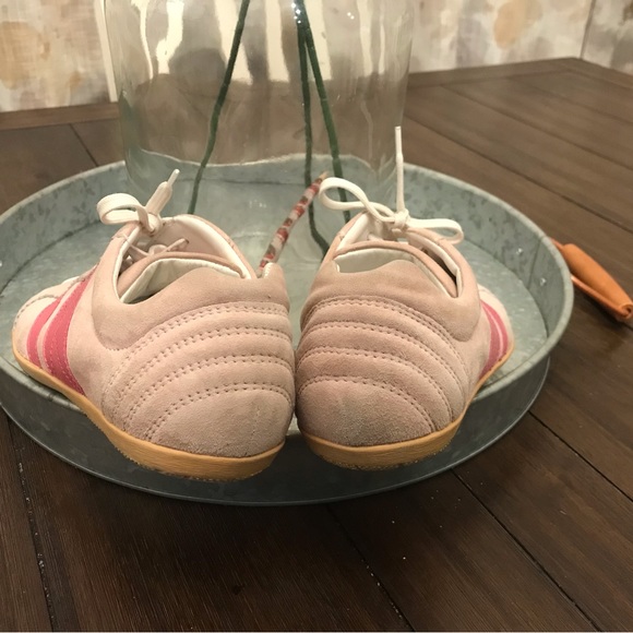 CHRISTIAN DIOR MONOGRAM CANVAS W PATENT LEATHER FLATS TRAINERS SNEAKERS VINTAGE - Picture 7 of 10